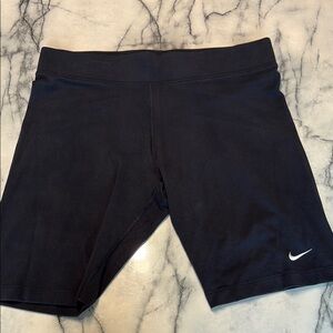 Nike Black Bike Shorts Stretchy Moisture-Wicking